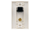 HDMI + F Connector Wall Plate AllCables4U