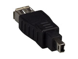IEEE-1394a 6-pin Female to 4-pin Male Adapter AllCables4U