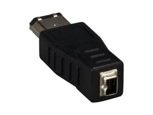 IEEE-1394a 6-pin Male to 4-pin Female Adapter AllCables4U