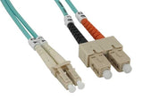 OM3 LC to SC Multi-Mode Fiber Optic Cable AllCables4U