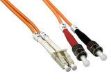 3.0mm OM2 LC to ST Multi-Mode Fiber Optic Cable AllCables4U