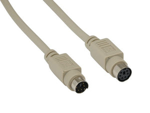 Mini-DIN6 M/F (PS/2 Keyboard/Mouse) Extension Cable AllCables4U
