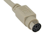 Mini-DIN6 M/F (PS/2 Keyboard/Mouse) Extension Cable AllCables4U