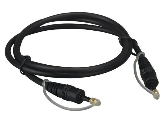 OD5.0 Molded Mini TOSLINK Male to Mini TOSLINK Male Digital Optical Audio Cable AllCables4U