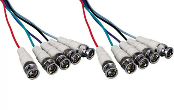 Premium 5 BNC Male to 5 BNC Male Component Video Cable AllCables4U