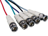 Premium 5 BNC Male to 5 BNC Male Component Video Cable AllCables4U