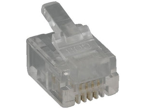 RJ11 6P4C Plug for Round Stranded Cable AllCables4U