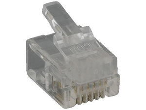 RJ12 6P6C Plug for Flat Stranded Cable AllCables4U