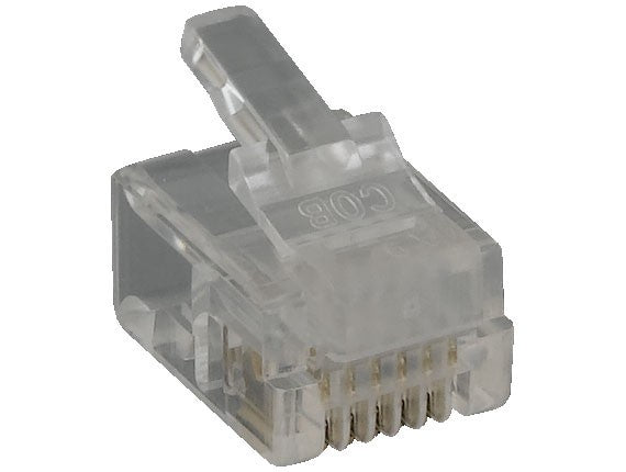 RJ12 6P6C Plug for Flat Stranded Cable AllCables4U