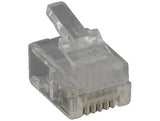 RJ12 6P6C Plug for Flat Stranded Cable AllCables4U