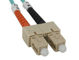 2.0mm OM3 SC to SC Multi-Mode Fiber Optic Cable AllCables4U