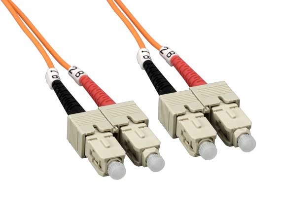 2.0mm OM1 SC to SC Multi-Mode Fiber Optic Cable AllCables4U