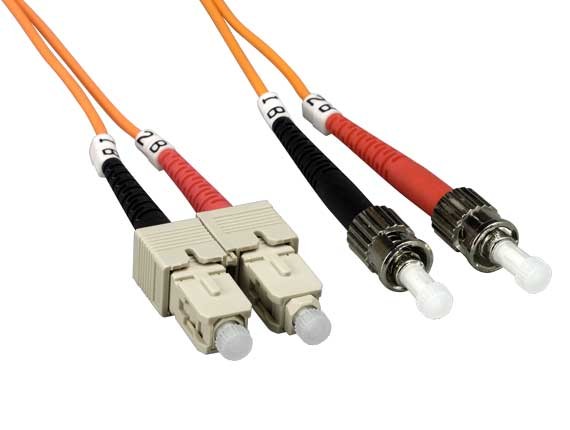 3.0mm OM1 SC to ST Multi-Mode Fiber Optic Cable AllCables4U