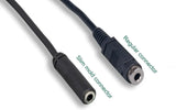 Slim Type 3.5mm Stereo Male to Female Extension Audio Cable AllCables4U
