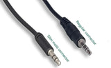 Slim Type 3.5mm Stereo Male to Female Extension Audio Cable AllCables4U