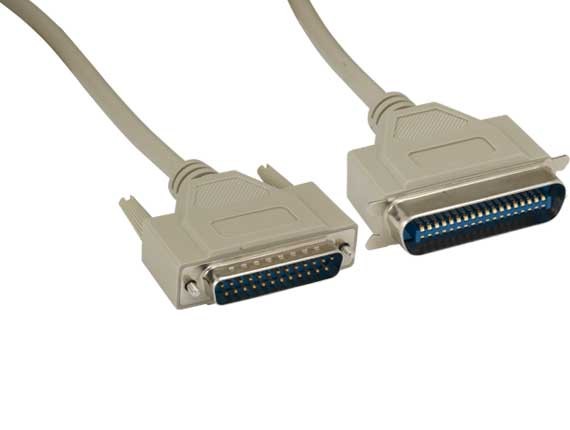 DB25 Male to CN36 Male Standard Parallel Printer Cable AllCables4U