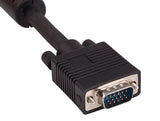 SVGA HD15 Male to HD15 Male Monitor Cable With Ferrite AllCables4U
