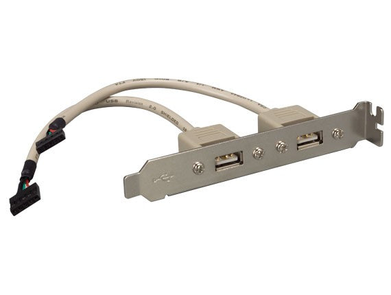 USB 2.0 Type A Female ╳ 2 to PC Main Board Adapter AllCables4U