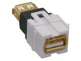 USB 2.0 Type A Female to Female Insert Module Keystone Jack AllCables4U