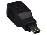 USB 2.0 Type B Female to Mini B 5-Pin Male Adapter AllCables4U