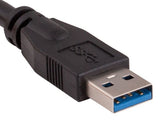 USB 3.0 A Male to A Female Panel Mount Extension Cable AllCables4U