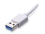 USB 3.0 Type A Male to Gigabit Ethernet Converter AllCables4U