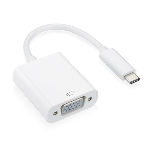 USB 3.1 Type C Male to VGA (HD15) Female Adapter AllCables4U