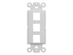 3-Port Decorator Wall Plate AllCables4U