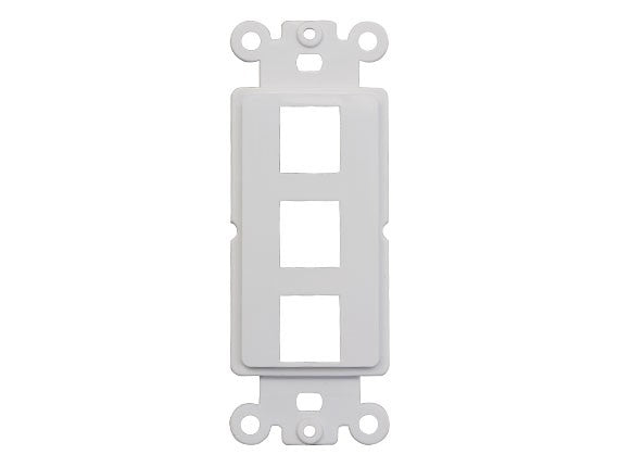 3-Port Decorator Wall Plate AllCables4U