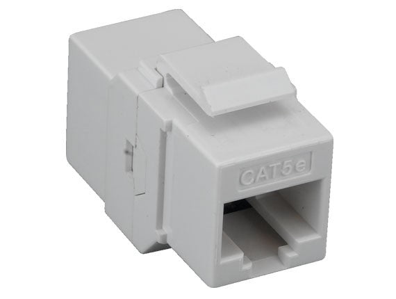 White Color Cat5e Inline Coupler Keystone Jack AllCables4U
