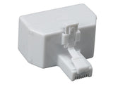 RJ45 8P/8C Male to 2 x Female Modular T-Adapter AllCables4U