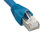 Blue Color Cat6a STP Snaglese Network Patch Cable AllCables4U
