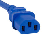 Blue Color 18AWG IEC-60320-C14 to IEC-60320-C13 Universal Jumper Power Cord AllCables4U