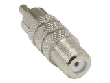 F-Type Female to RCA Male Adapter AllCables4U