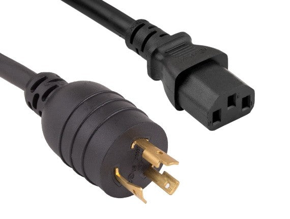 14AWG NEMA L6-20P to IEC-60320-C13 Universal Jumper Power Cord AllCables4U