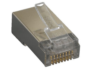 Cat5 Shielded Modular Plug For Stranded Wire AllCables4U