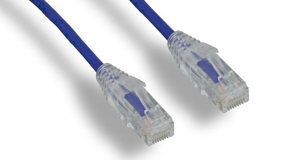 Purple Color Slim Cat6 UTP Snagless Network Patch Cable AllCables4U
