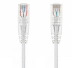 White Color Slim Cat6 UTP Snagless Network Patch Cable AllCables4U
