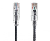 Black Color Slim Cat6 UTP Snagless Network Patch Cable AllCables4U