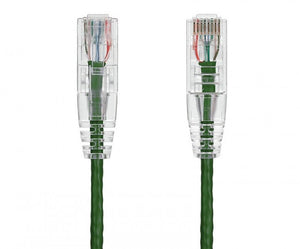 Green Color Slim Cat6 UTP Snagless Network Patch Cable AllCables4U