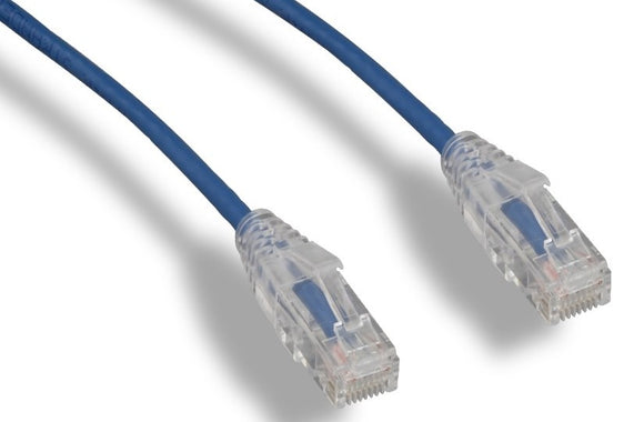 Blue Color Slim Cat6 UTP Snagless Network Patch Cable AllCables4U