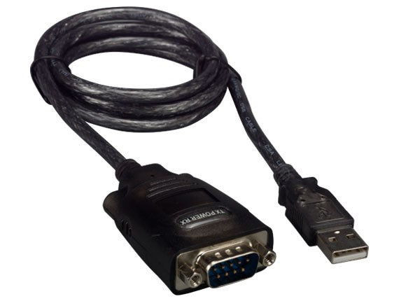 USB Type 2.0 A Male to RS-232 DB9 Male Adapter Cable AllCables4U